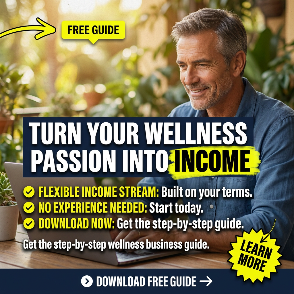 Turn your wellness passion into income campaign ad