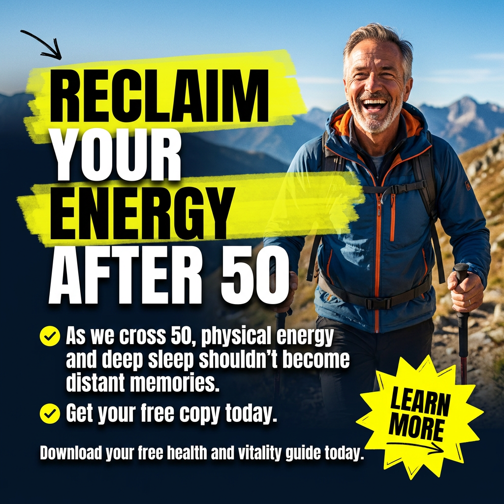 Reclaim your energy after 50 campaign ad