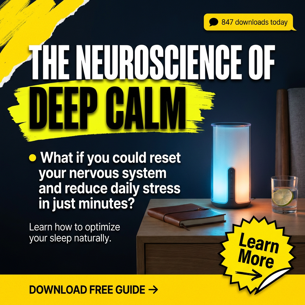 The neuroscience of deep calm campaign ad
